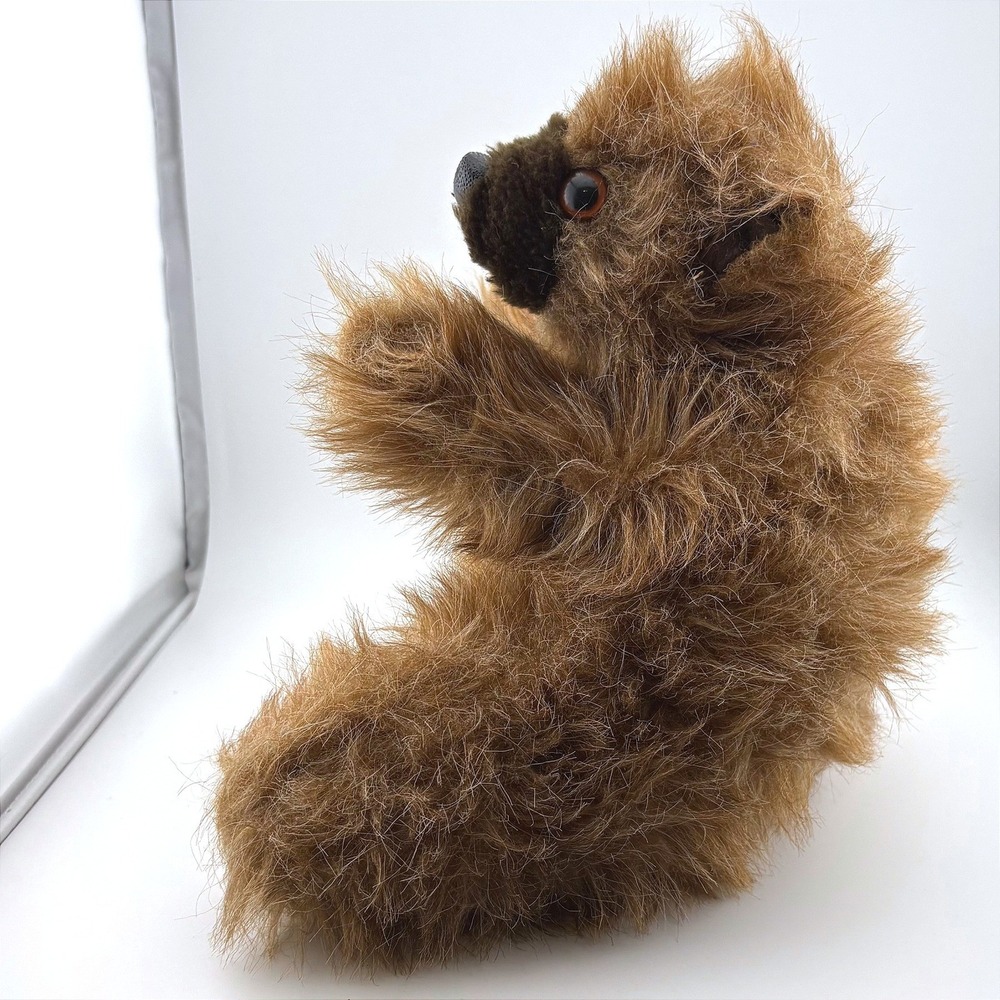 Vintage 1976 Furry Folk Brown Grizzly Bear Puppet - Picture 2 of 7